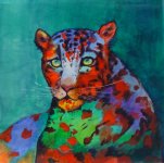 Grafik: Regenbogenleopard